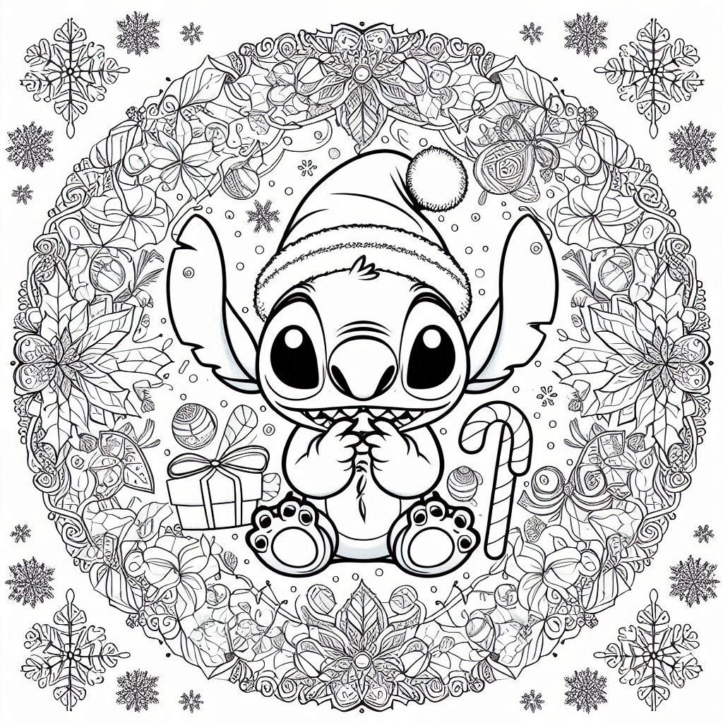 30+ X Mas Sticth Coloring Pages Free Printable 24