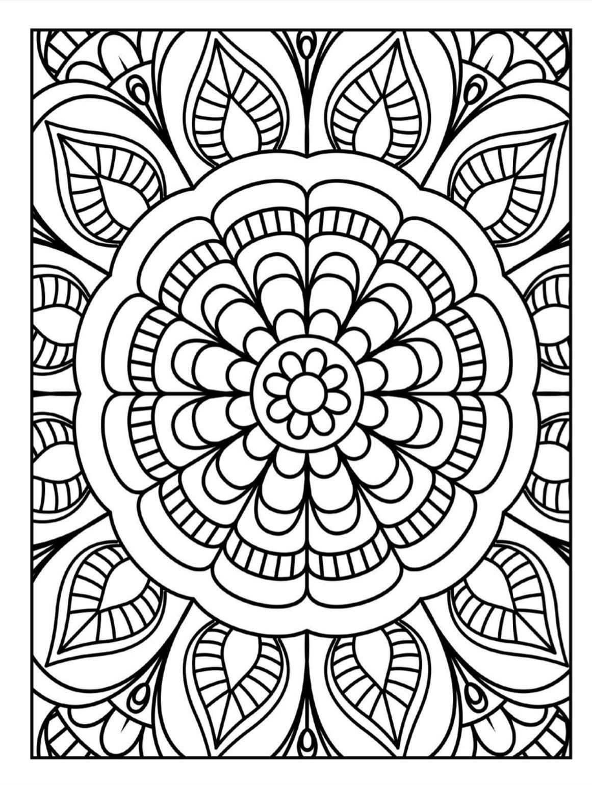 34 Free Printable Coloring Sheets for Teens 10