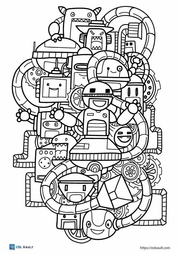 34 Free Printable Coloring Sheets for Teens 30