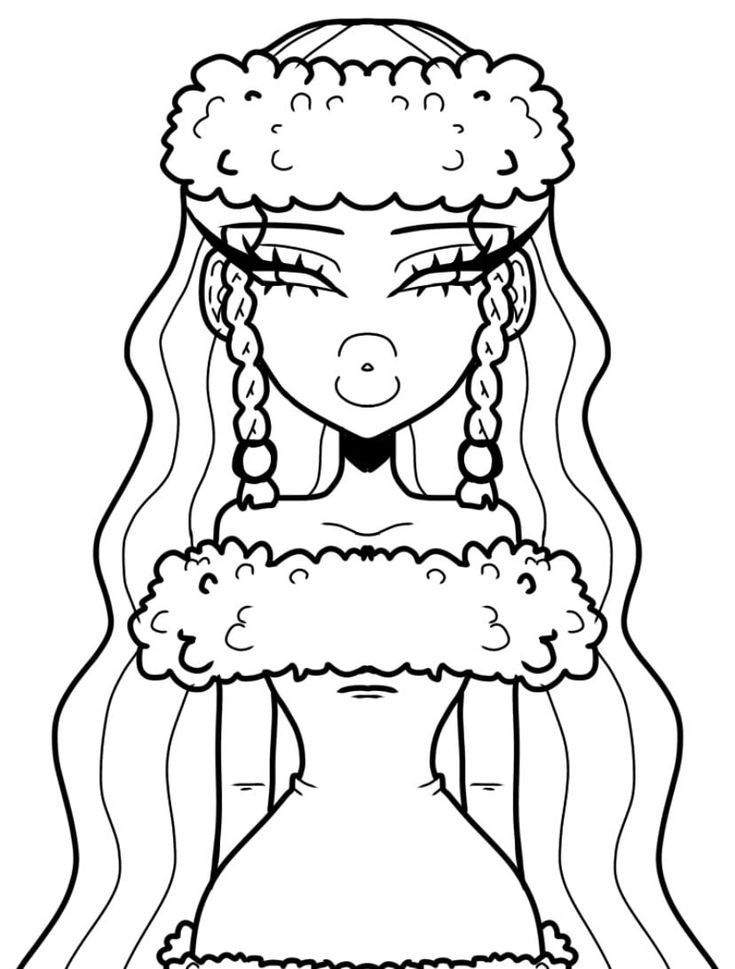 41 Baddie Aesthetic Coloring Pages for Teens 6