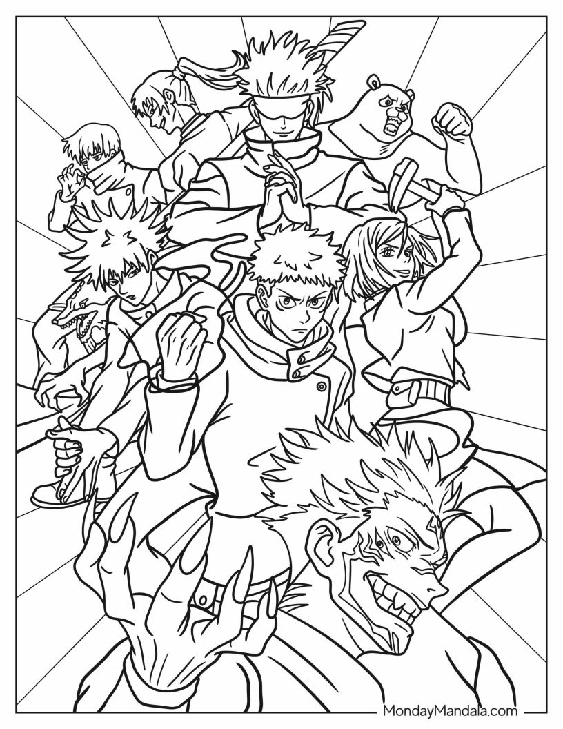 45 Manga Anime Girls Coloring Pages Free Printable 23