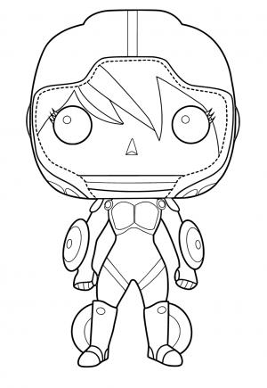 Avengers Funko Pop Coloring Pages Free Printable 17