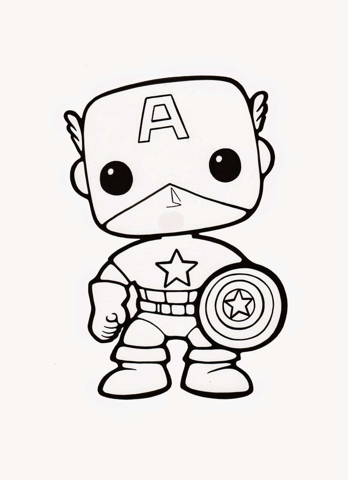 Avengers Funko Pop Coloring Pages Free Printable 26