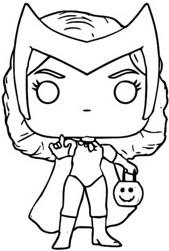 Avengers Funko Pop Coloring Pages Free Printable 29