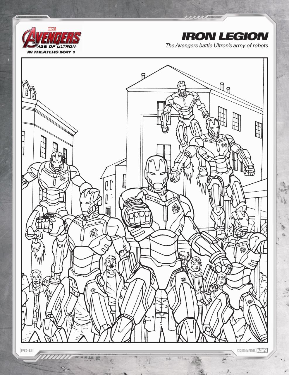 10 Captivating Avengers Age of Ultron Coloring Pages for Creative Kids