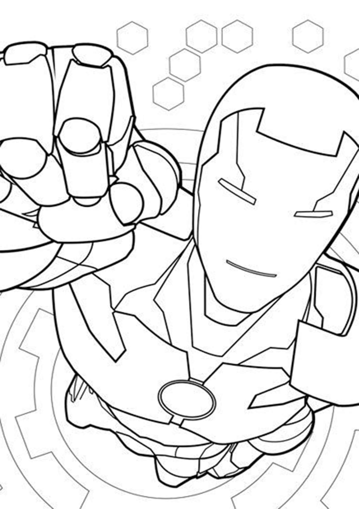 Iron Man Coloring Pages Printable Free Printable 16