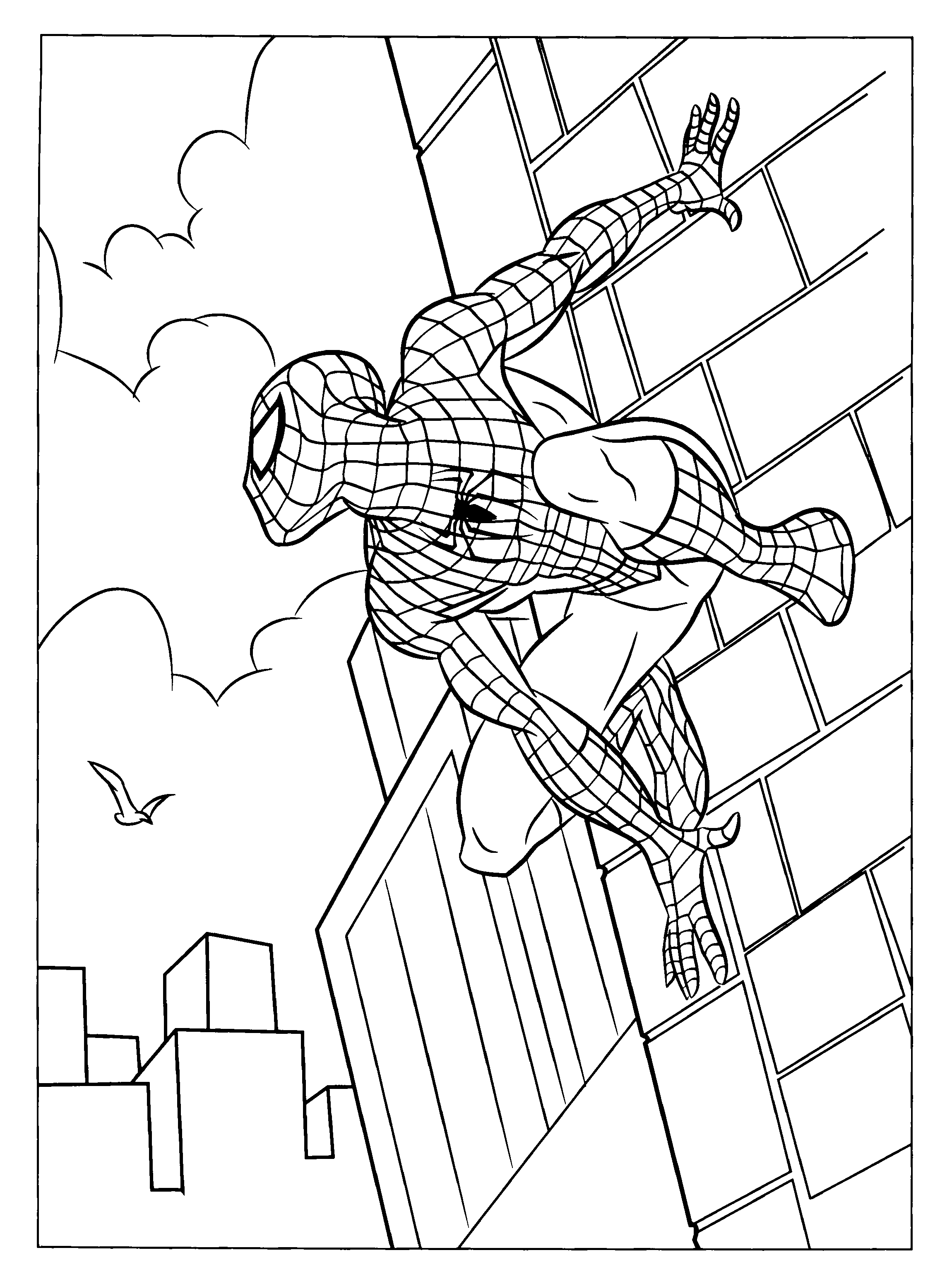 Iron Spider Man Coloring Pages Free Printable 28