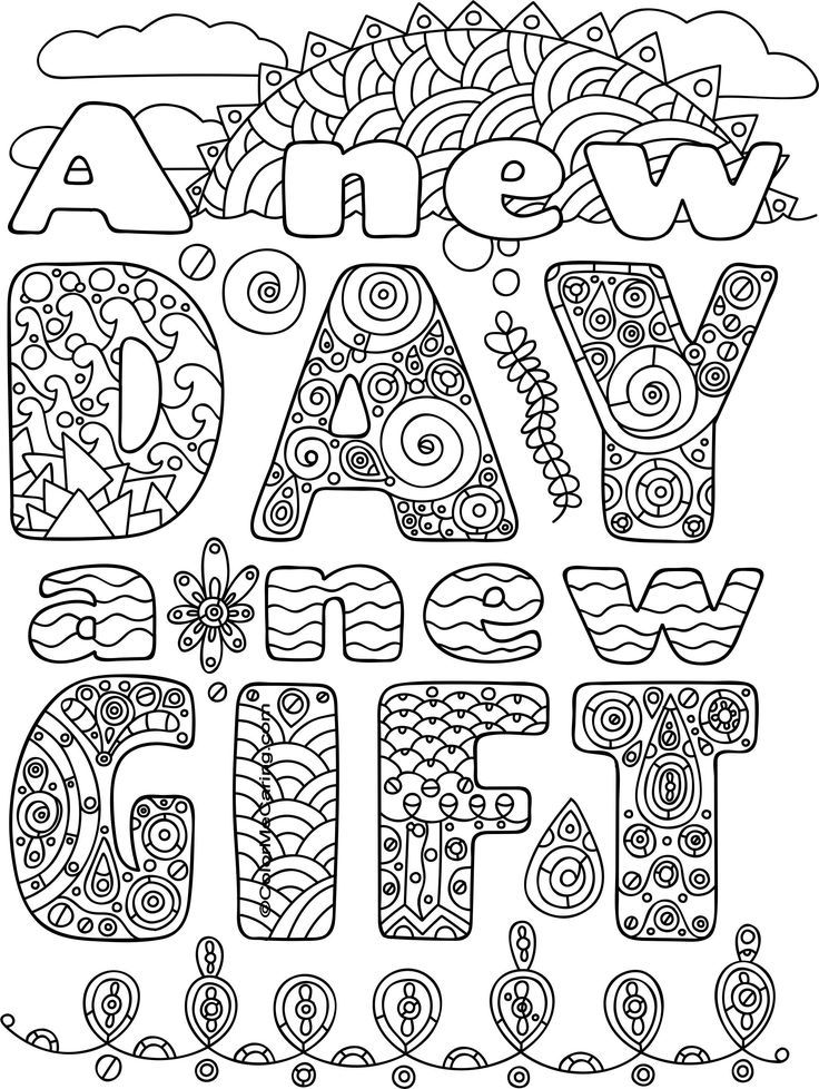 55+ Happy New Years Coloring Pages for Adult 27