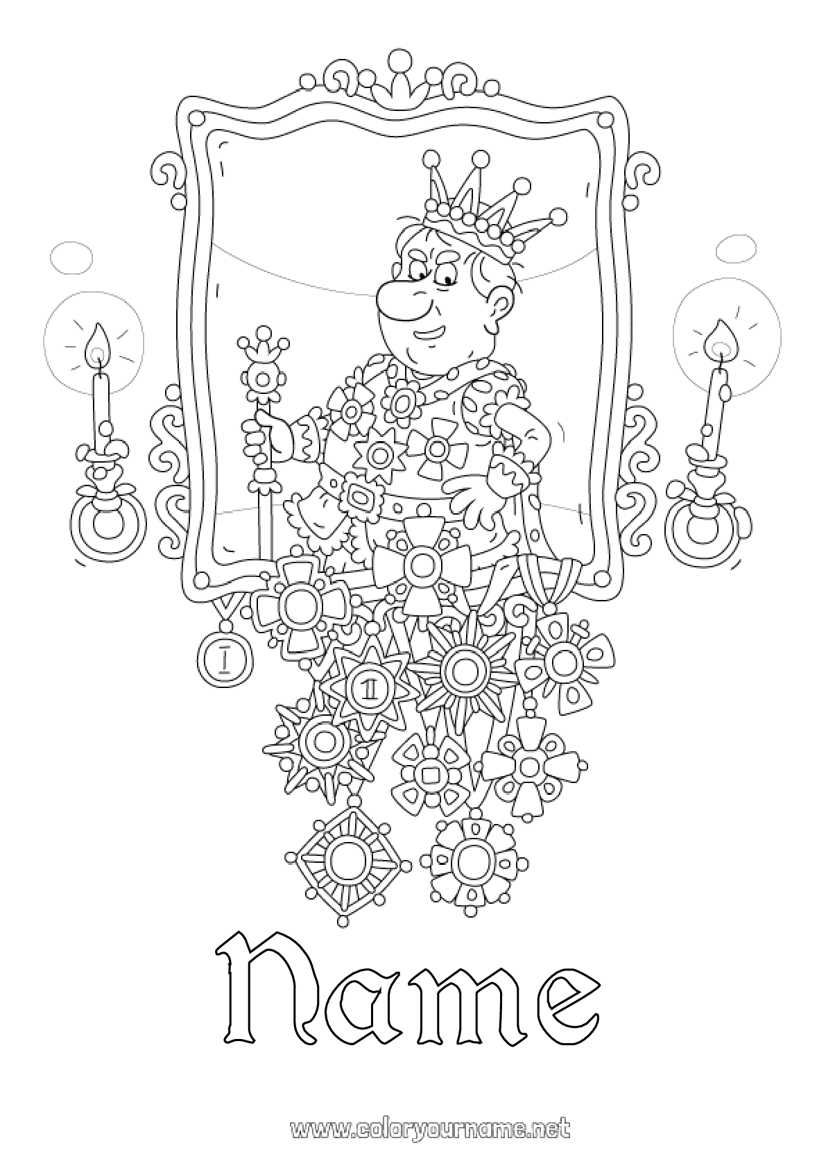 140 King Cake Coloring Pages Printable 49