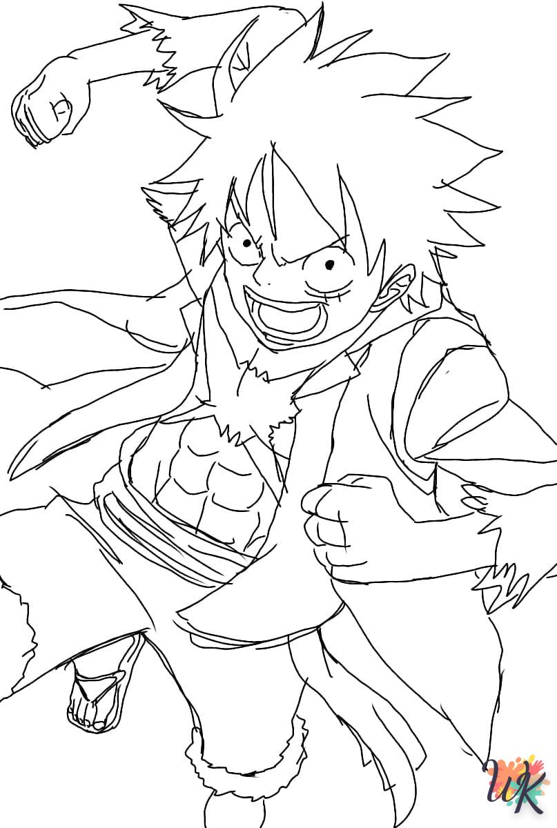 140 Manga Coloring Pages for Boys Printable 103