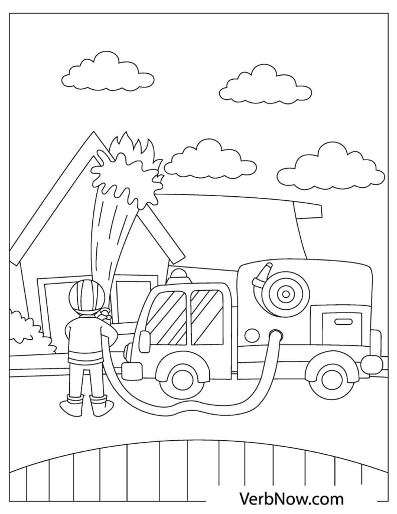 199+ Fire Trucks Coloring Pages 113