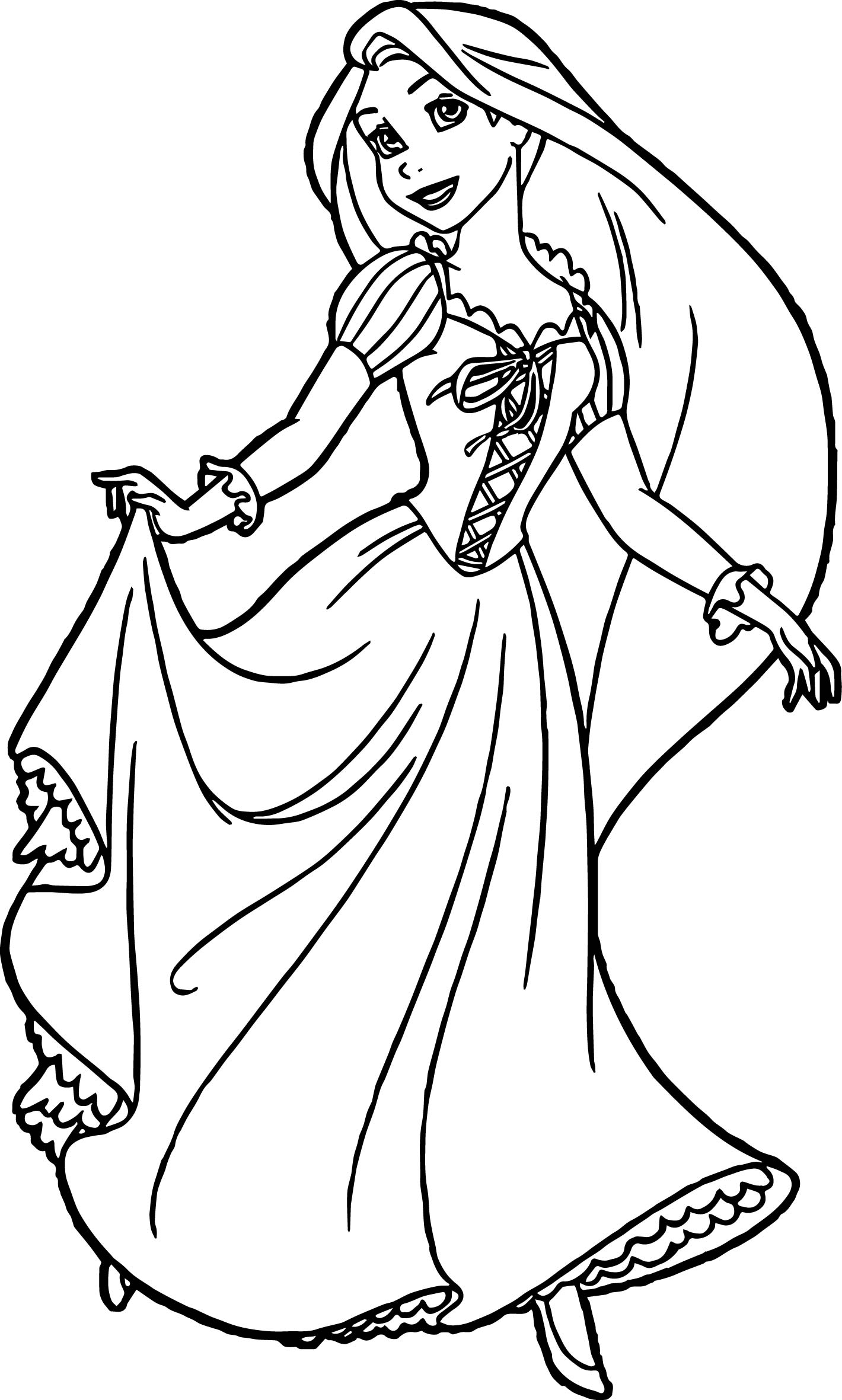 33 Printable Rapunzel Tangled Coloring Pages 24