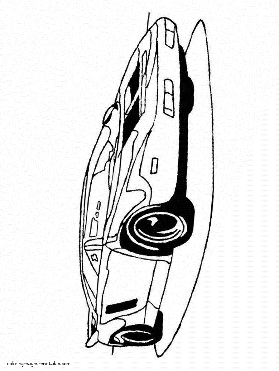 34 Sports Cars Coloring Pages Printable 5