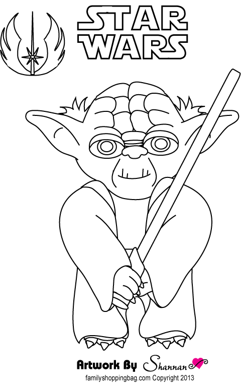 65+ Magical Baby Yoda Coloring Pages Printable